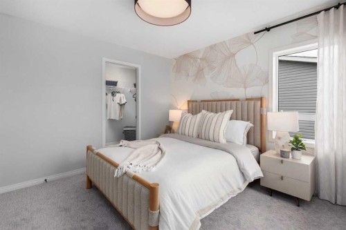 541 Bridgeport Street, Chestermere, AB - Indoor Photo Showing Bedroom