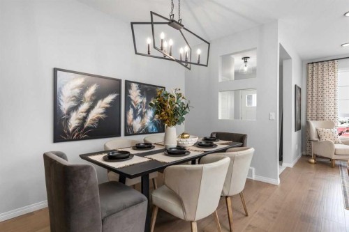 541 Bridgeport Street, Chestermere, AB - Indoor Photo Showing Dining Room