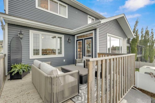 60 Thompson Crescent, Red Deer, AB - Outdoor With Deck Patio Veranda With Exterior