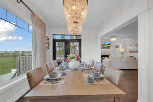 60 Thompson Crescent, Red Deer, AB - Indoor Photo Showing Dining Room
