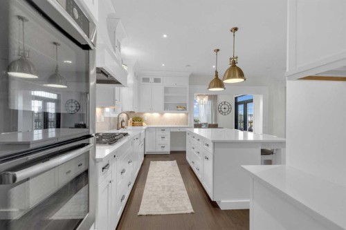 60 Thompson Crescent, Red Deer, AB - Indoor Photo Showing Kitchen With Upgraded Kitchen