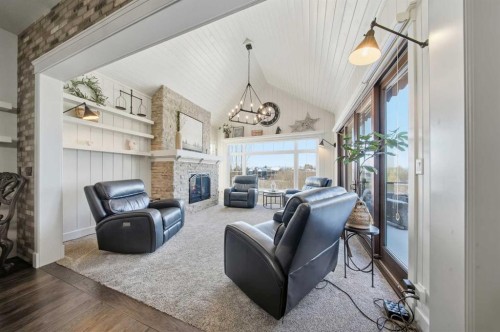 24 Sagewood Close, Red Deer, AB - Indoor With Fireplace