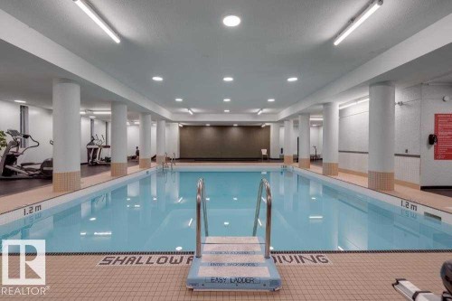 1012-11307 99 Avenue Nw, Edmonton, AB - Indoor Photo Showing Other Room With In Ground Pool