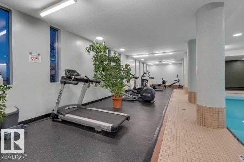 1012-11307 99 Avenue Nw, Edmonton, AB - Indoor Photo Showing Gym Room