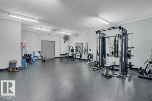 1012-11307 99 Avenue Nw, Edmonton, AB - Indoor Photo Showing Gym Room