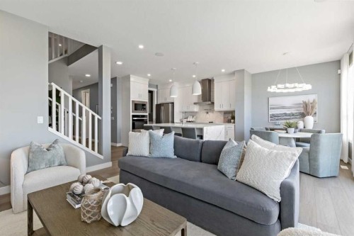 207 Huxland Path, Calgary, AB - Indoor Photo Showing Living Room