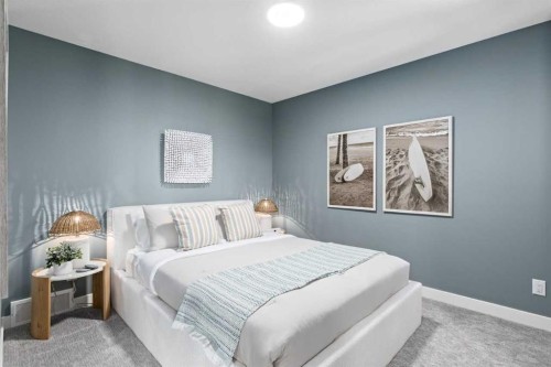 207 Huxland Path, Calgary, AB - Indoor Photo Showing Bedroom