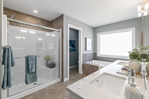 207 Huxland Path, Calgary, AB - Indoor Photo Showing Bathroom