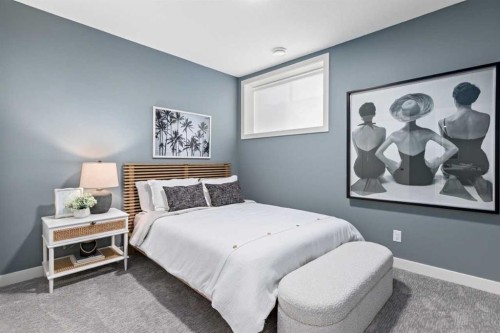 207 Huxland Path, Calgary, AB - Indoor Photo Showing Bedroom