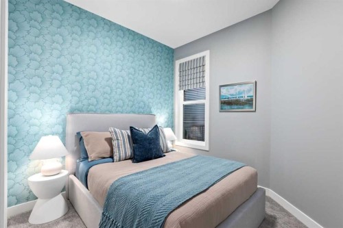207 Huxland Path, Calgary, AB - Indoor Photo Showing Bedroom