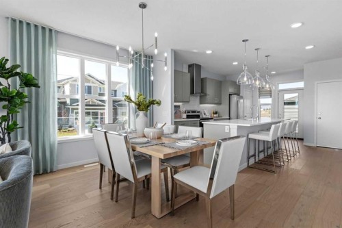 139 Huxland Road Ne, Calgary, AB - Indoor Photo Showing Dining Room