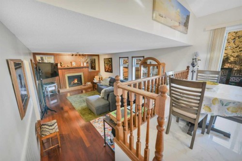 68 Roland Street, Red Deer, AB - Indoor Photo Showing Other Room With Fireplace