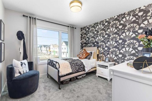 72 Creekstone Grove Sw, Calgary, AB - Indoor Photo Showing Bedroom