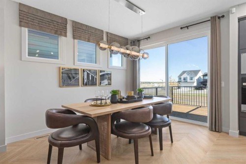 72 Creekstone Grove Sw, Calgary, AB - Indoor Photo Showing Dining Room