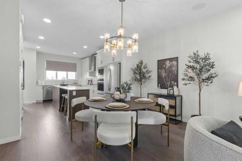 135 Huxland Road Ne, Calgary, AB - Indoor Photo Showing Dining Room