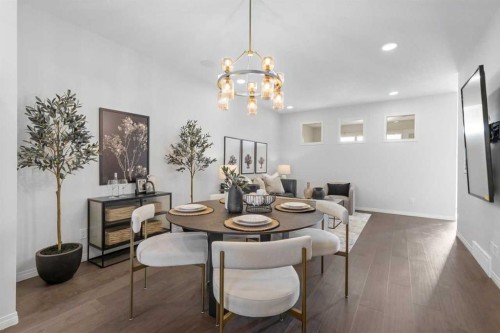 135 Huxland Road Ne, Calgary, AB - Indoor Photo Showing Dining Room