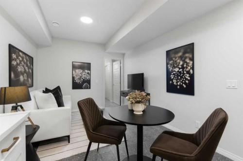 135 Huxland Road Ne, Calgary, AB - Indoor Photo Showing Dining Room