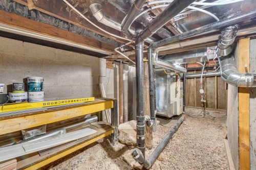 205 Trochu Avenue, Trochu, AB - Indoor Photo Showing Basement