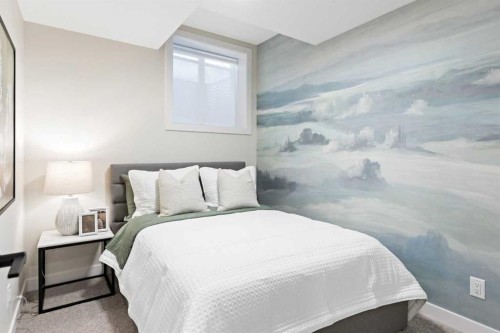 203 Huxland Path Ne, Calgary, AB - Indoor Photo Showing Bedroom