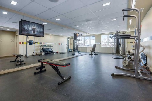 5132-2660 22 Street, Red Deer, AB - Indoor Photo Showing Gym Room