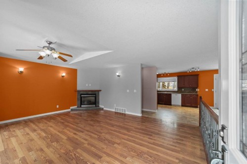 49021 Range Road 203, Rural Camrose County, AB - Indoor Photo Showing Other Room With Fireplace