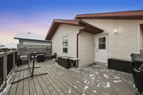 10 Halsall Street, Sylvan Lake, AB - Outdoor With Deck Patio Veranda With Exterior