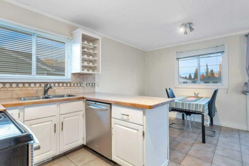 5702 West Park Crescent, Red Deer, AB - Indoor Photo Showing Kitchen With Double Sink