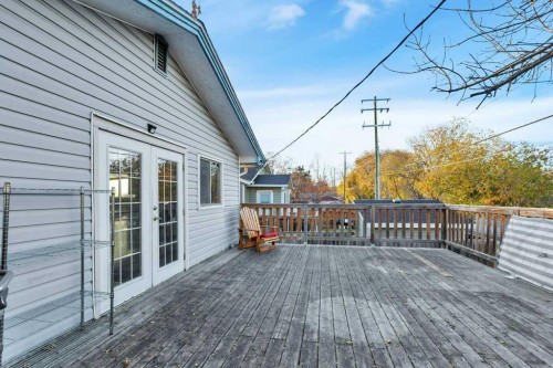 5702 West Park Crescent, Red Deer, AB - Outdoor With Deck Patio Veranda With Exterior