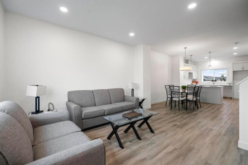 7309A 44B Avenue, Camrose, AB - Indoor Photo Showing Living Room