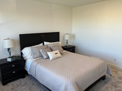 7309A 44B Avenue, Camrose, AB - Indoor Photo Showing Bedroom