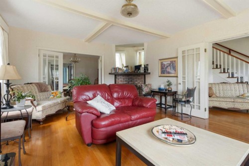 4714 48 Street, Camrose, AB - Indoor Photo Showing Living Room