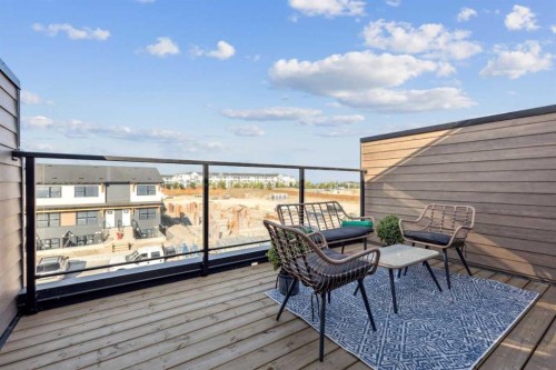 107-135 Mahogany Parade Se, Calgary, AB - Outdoor With Deck Patio Veranda With Exterior