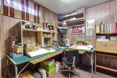 57 Mcdougall Crescent, Red Deer, AB - Indoor Photo Showing Office