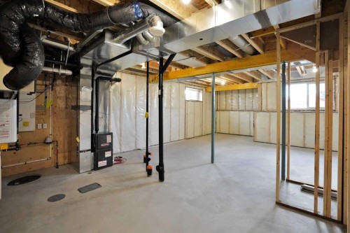 18 Palmer Circle, Blackfalds, AB - Indoor Photo Showing Basement