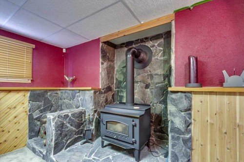 8 Nielsen Close, Red Deer, AB - Indoor Photo Showing Other Room With Fireplace