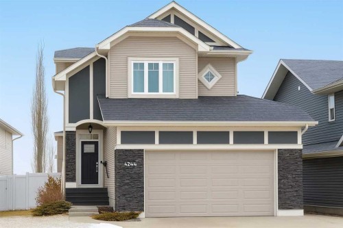 4244 Westbrook Road, Blackfalds, AB - Outdoor With Facade