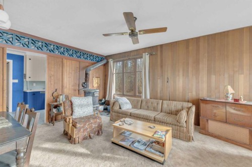 77 Birchcliff Road, Birchcliff, AB - Indoor Photo Showing Living Room