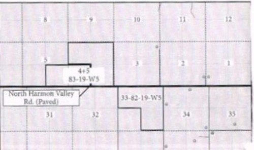 33-82-19-W5, Rural Northern Sunrise County, AB 
