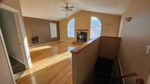 5112 52 Avenue, Consort, AB - Indoor With Fireplace
