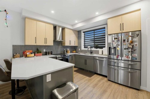 51 Lake Street, Rural Red Deer County, AB - Indoor Photo Showing Kitchen