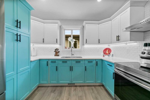 4419 75 Street, Camrose, AB - Indoor Photo Showing Kitchen