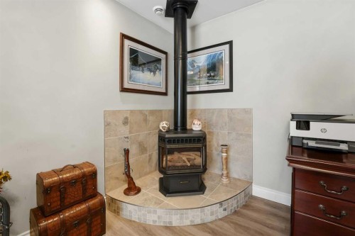 3722 44 Avenue, Red Deer, AB - Indoor Photo Showing Other Room With Fireplace