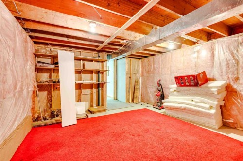 405 Royal Crescent, Trochu, AB - Indoor Photo Showing Basement