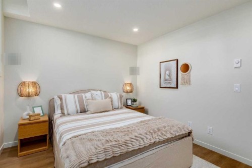 105-40 Livingston Parade Ne, Calgary, AB - Indoor Photo Showing Bedroom