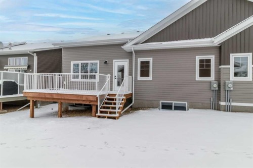 4922 Beardsley Avenue, Lacombe, AB - Outdoor With Deck Patio Veranda With Exterior