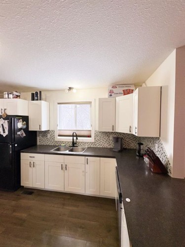 5013 53 Street, Camrose, AB - Indoor Photo Showing Kitchen With Double Sink