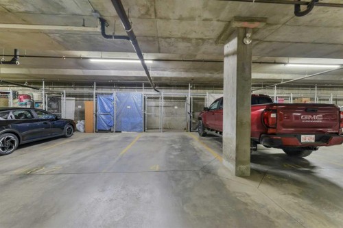 411-5110 36 Street, Red Deer, AB - Indoor Photo Showing Garage