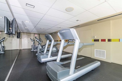 5226-2660 22 Street, Red Deer, AB - Indoor Photo Showing Gym Room