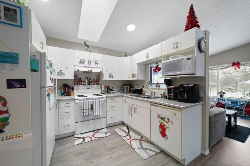 5213B 57 Street, Camrose, AB - Indoor Photo Showing Kitchen With Double Sink