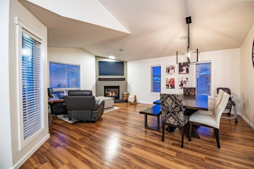 42 Landry Bend, Red Deer, AB - Indoor With Fireplace